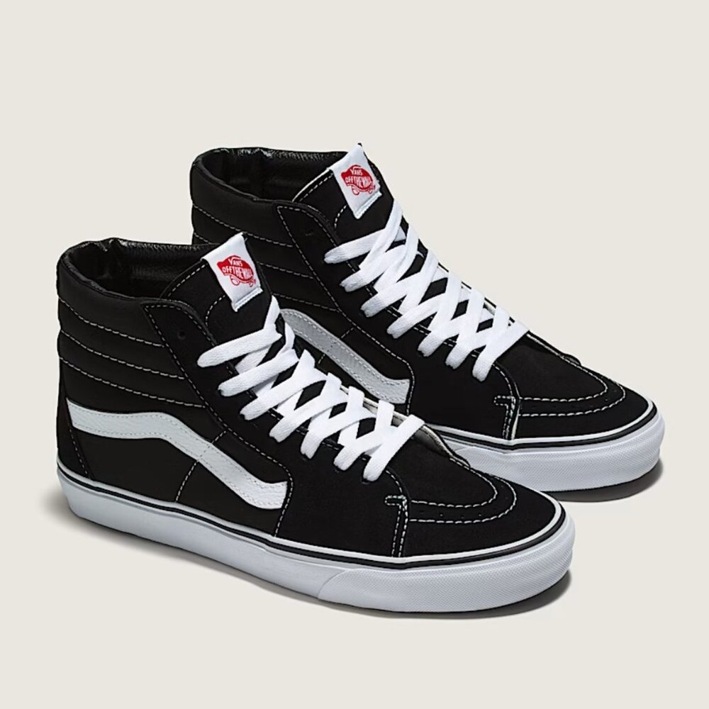 Sk8-Hi Shoe, Men's Size 10.5, Classic Black/White